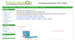 Desktop Screenshot of printnation.fr